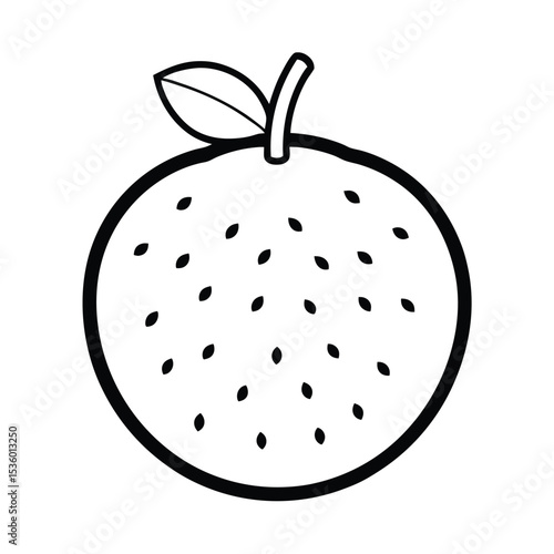 Full body breadfruit illustration vibrant detailed and ready for banner or advertisement use