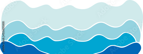 바다 물결 모양