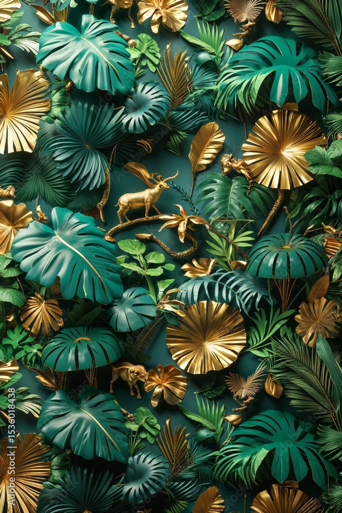 Artistic Botanical Scene Artistic Botanical Scene