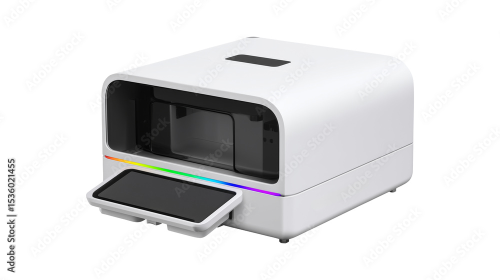 Obraz premium Futuristic tech gadget featuring RGB illumination system