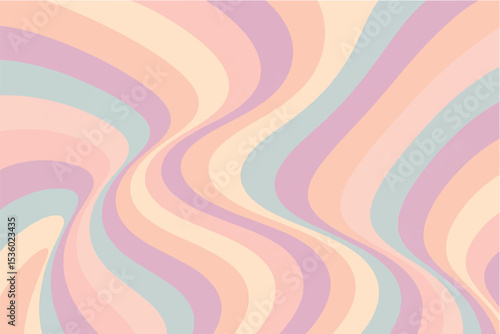 Colorful and Abstract Wavy Patterns Modern and Retro Designs