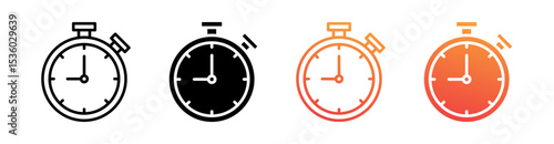 Free Download Time Multi Style Icon Set Vector  - GFXLoad