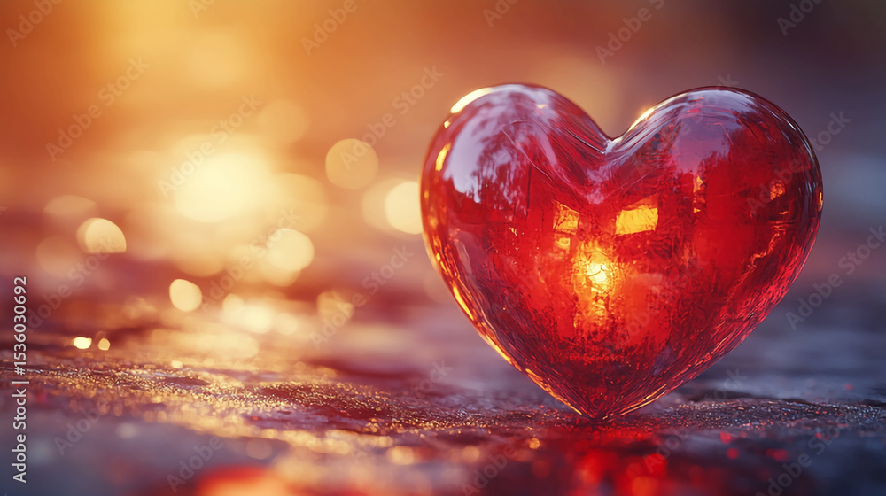 Red heart love valentine's day background wallpaper heart shape romantic shiny crystal glass passion romance Red heart love valentine's day background wallpaper heart shape romantic shiny crystal glass passion romance