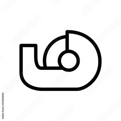 文具_モノクロ_セロハンテープ