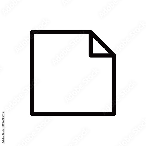 文具_モノクロ_ふせん