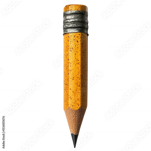 Isolated yellow pencil for drawing writing sketching and educational purposes on black background image stock photo on transparent background