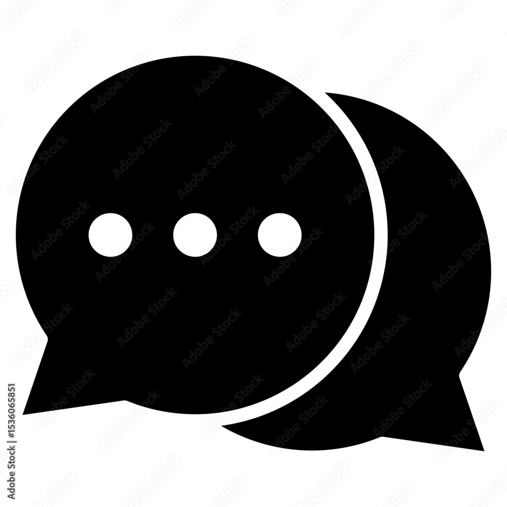 Fototapeta premium Chat Icon