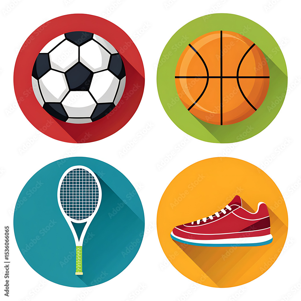 Obraz premium set of sport balls