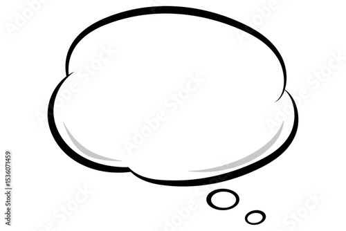 アメコミ　考える　ふきだし　イラスト