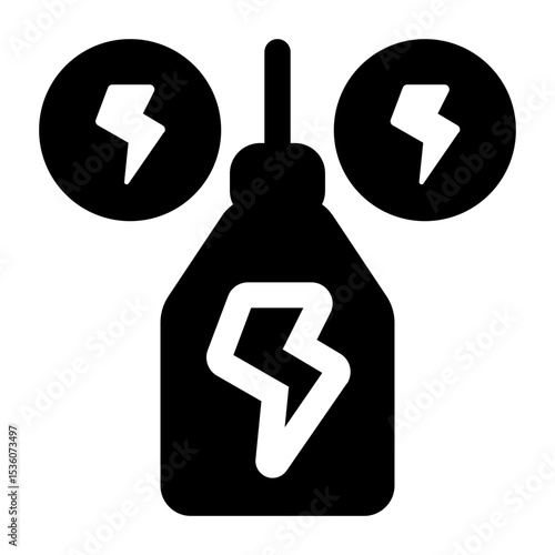 Energy Supplement Bottle Icon