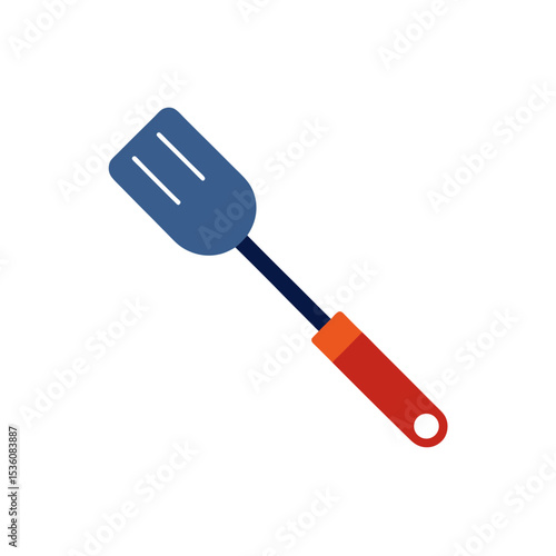 spatula on white background  