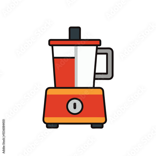 food processor on white background .svg