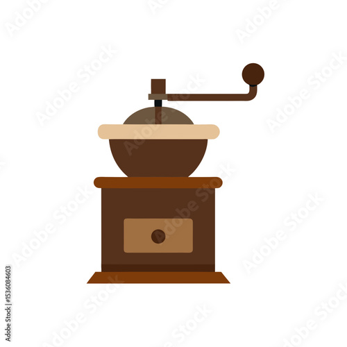 coffee grinder on white background .svg