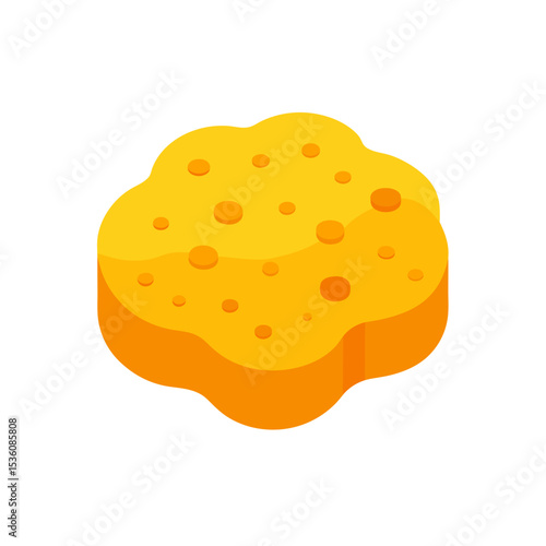 sponge on white background .svg
