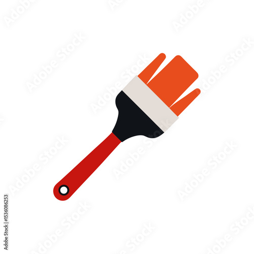 basting brush on white background .svg