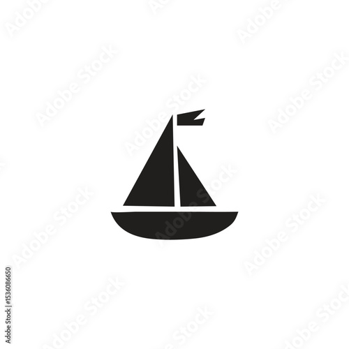 ship silhouette illustration of a large watercraft designed to navigate the waters