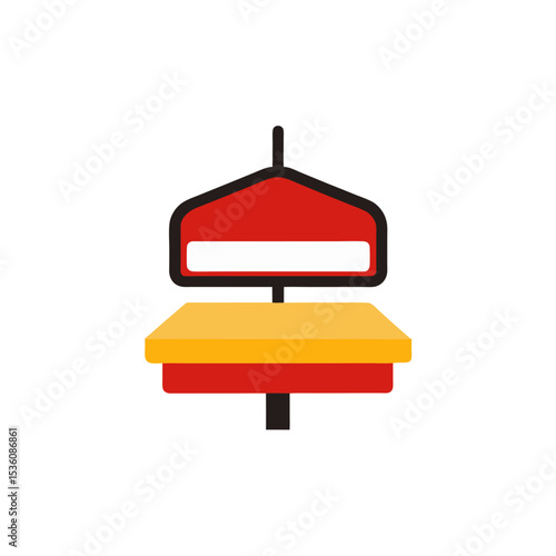 sandwich press on white background .svg