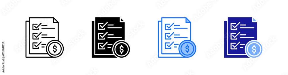 Business Plan Multiple Style Icon Set Vector Business Plan Multiple Style Icon Set Vector