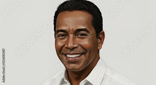 Portrait of a Smiling Man