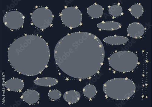 ゆるふわ星フレーム