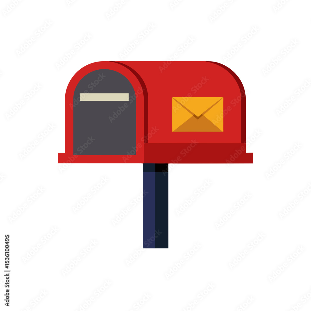 mailbox on white background mailbox on white background