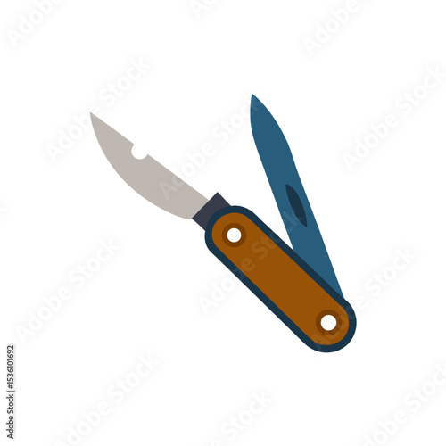pocketknife on white background  .svg