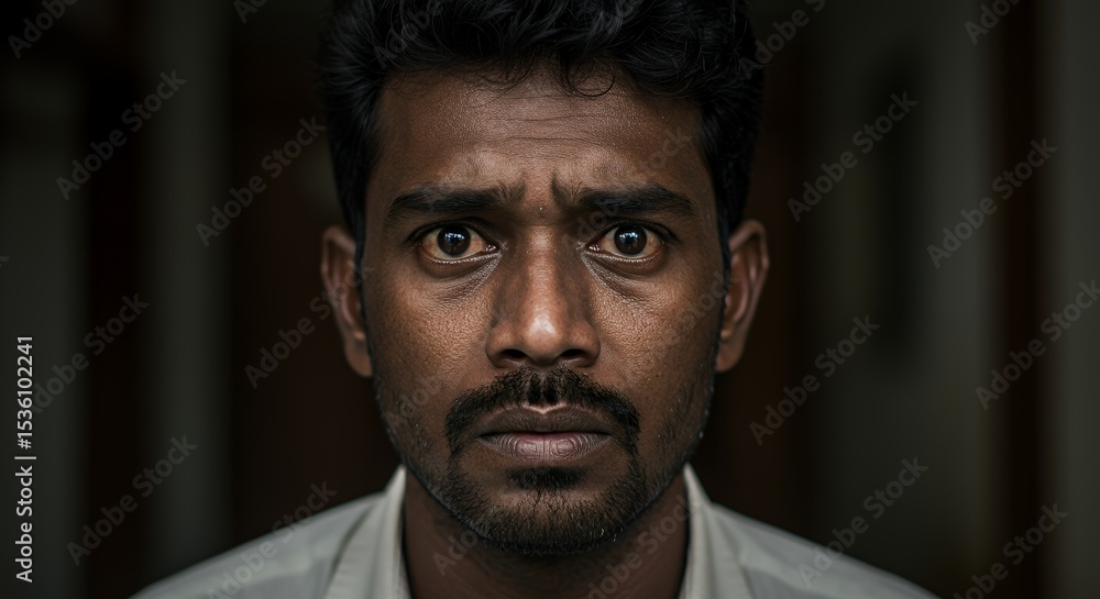 Intense Gaze: A Portrait of Determination Intense Gaze: A Portrait of Determination