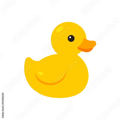 rubber duck on white background  .svg