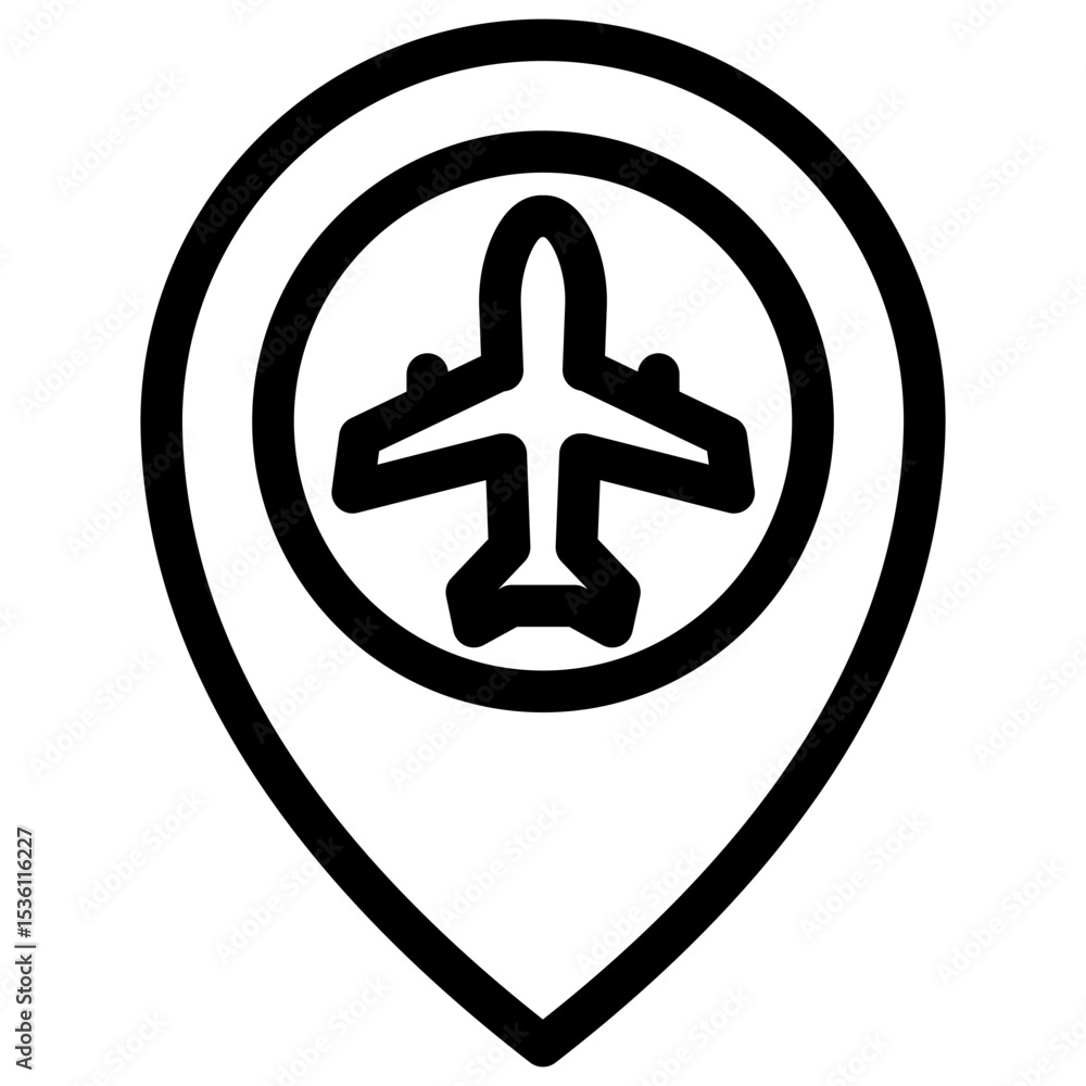 Obraz premium Location Icon