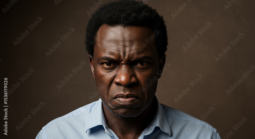 Portrait of an Angry Man Portrait of an Angry Man