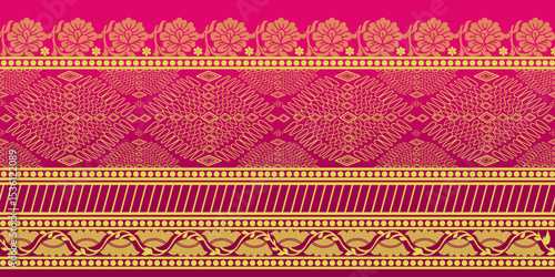 beautiful graphic saree design and this sari design is in Indian style which is for textile fashion industry and it can be used as wallpaper backdrop and website bg this style is originated in india 