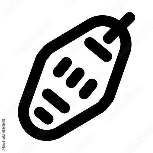 Line vector icon keyring representing travel and vacation themes. Perfect for tourism websites, booking apps. Clean SVG format, fully scalable and editable for web or print.