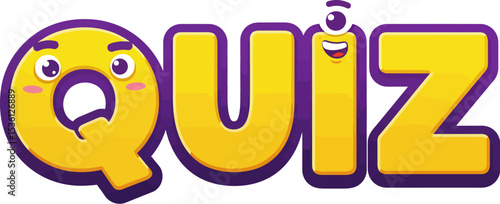 Take a fun quiz online challenge yourself with trivia questions and test your knowledge today now online 100 char editable stock vector illustration
