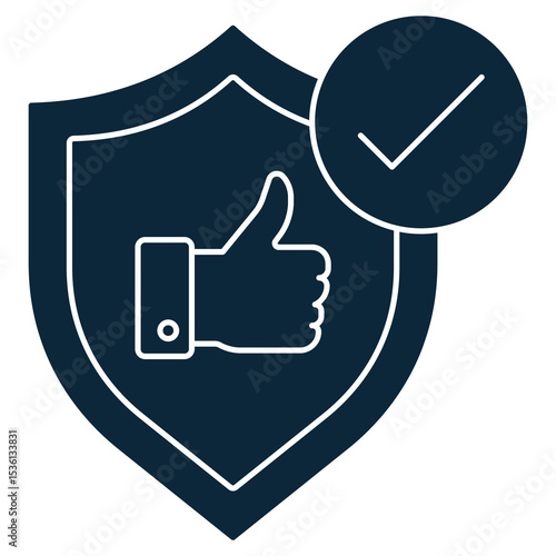 Canvas Print Trust and Integrity icon, Built on Trust The Foundation of Ethical Success, Inte