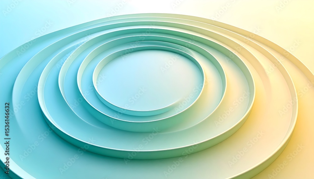 Obraz premium Soothing wave patterns expressing unseen language in soft tonal fade