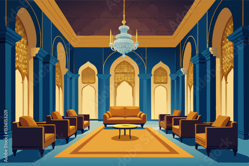 lavish palace living room with gold filigree  high.svg