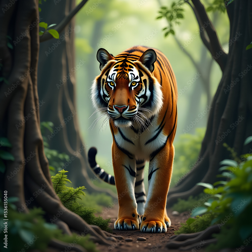 Obraz premium tiger in the jungle