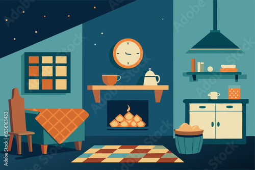 storybook grandma s cottage living room with patch 