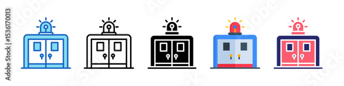 Emergency Room Multiple Style Icon Set Collection.
