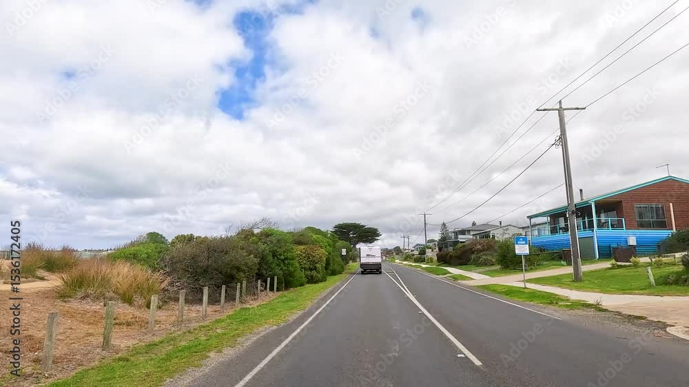 Scenic Drive Along Great Ocean Road, Australia Scenic Drive Along Great Ocean Road, Australia