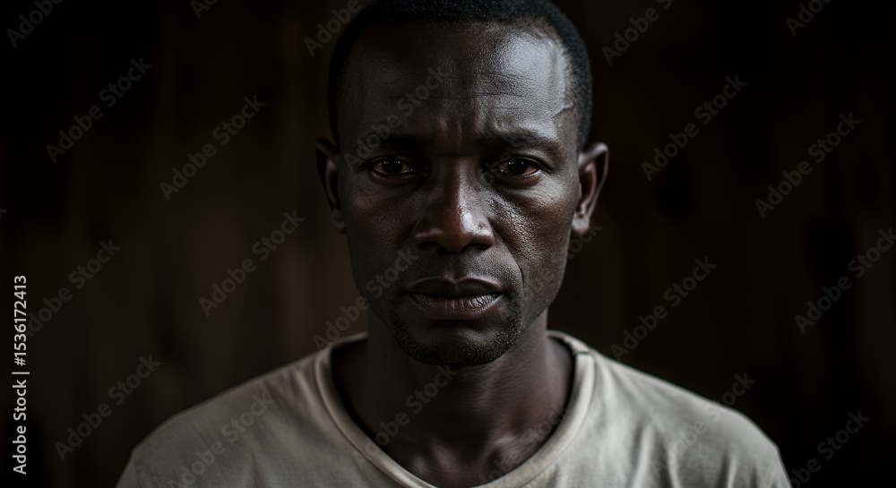 Portrait of a Man, Strength and Resilience Portrait of a Man, Strength and Resilience