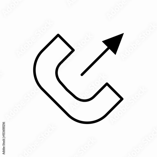 phone call outgoing icon vector sign