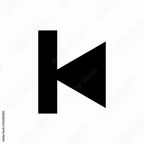 Free Download skip previous track icon vector sign - GFXLoad
