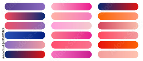 a set of gradient color for gradation idea