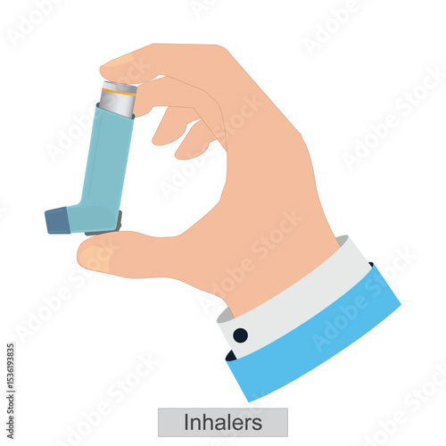 An asthma inhaler is a device used for the treatment of asthma.