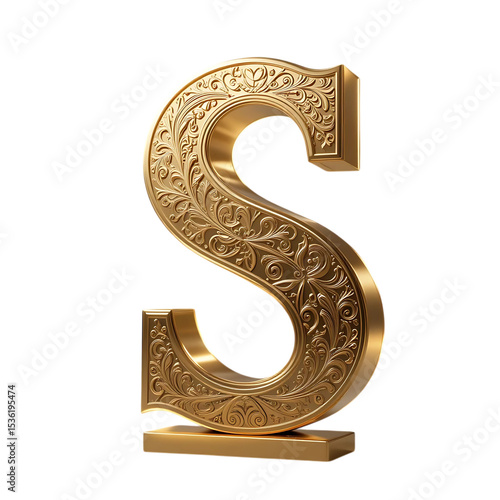 Ornate Gold Letter 