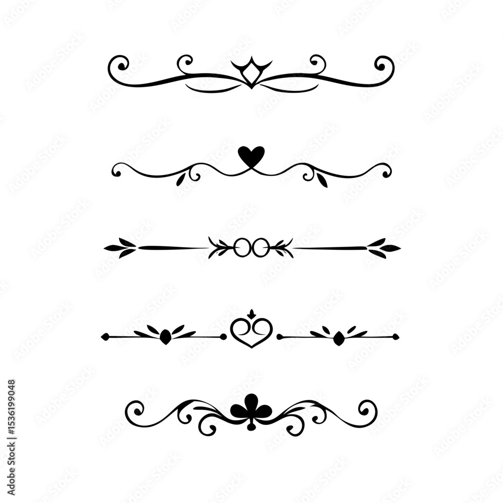 Text dividers with hearts doodle set. Wedding decorative elements. Divider ornament, borders, lines. Hand drawn vector illustration isolated on white background
Text dividers with hearts doodle set. Wedding decorative elements. Divider ornament, borders, lines. Hand drawn vector illustration isolated on white background