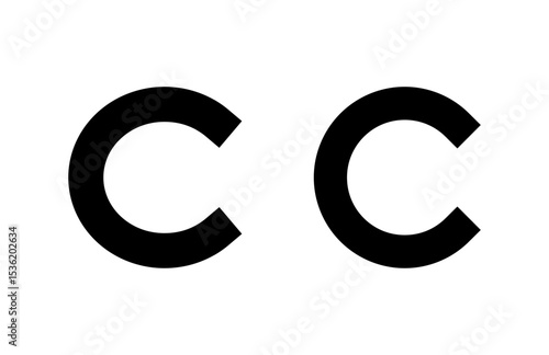 Copyright icon vector illustration. copyright sign and symbol