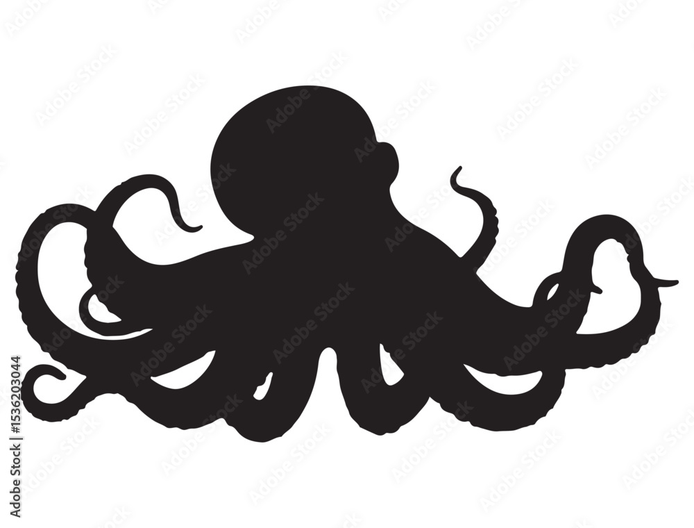 OCTOPUS SILHOUETTE OCTOPUS SILHOUETTE