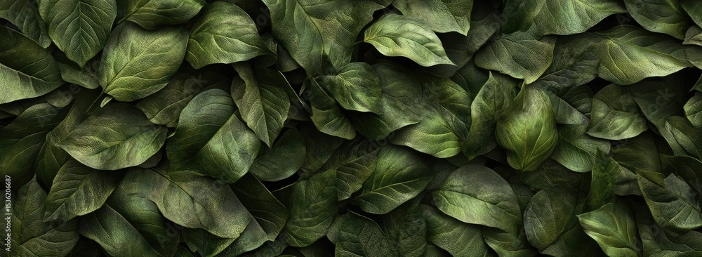 Obraz premium Deep green foliage texture